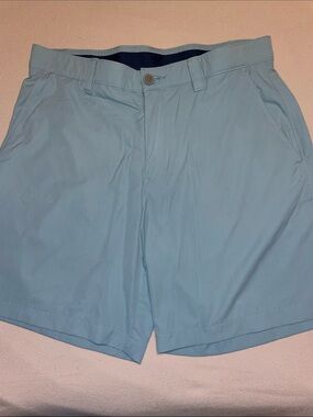 Southern Tide Brrr Men's Light Blue Performance Shorts 34